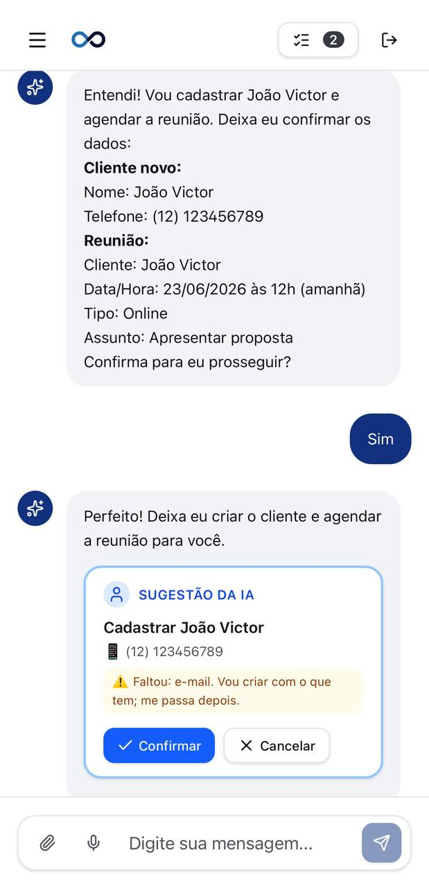 Cadastro por comando